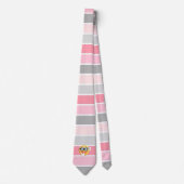 Trendy Stripes, Emoji Face Krawatte (Vorderseite)