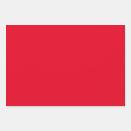 Trendy Stripes Xmas Rot Grün Solid Farbe Geschenkpapier Set (Vorderseite 3)