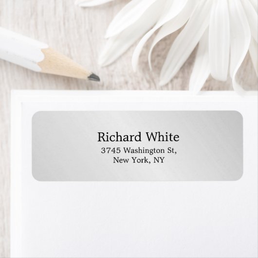 Trendy Style Silver Gray Schlicht Elegant Minimali (Insitu)