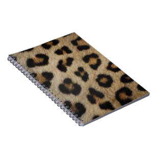 Trendy stylische leopard Pelztierdruckmuster Notizblock