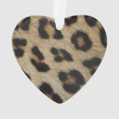 Trendy stylische Leopardenpelzmuster Ornament (Rückseite)