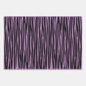 Trendy Stylische Lila Wrapping Paper Sheets Geschenkpapier Set (Vorderseite 3)