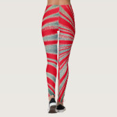 Trendy Stylish Astral Leinwand Design Leggings (Rückseite)