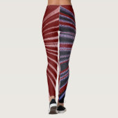 Trendy Stylish Astral Leinwand Design Leggings (Rückseite)