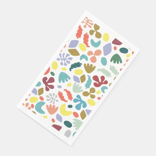 Trendy Stylish Bio Gemustert Serviette (Ecke)