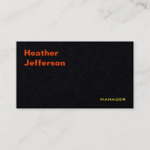 Trendy Stylish Black Modern Schlicht Minimalistisc