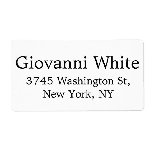 Trendy Stylish Black & White Schlicht Elegante Mod (Vorne)