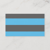 Trendy Stylish Blue Gray Beruflich Consultant Visitenkarte (Rückseite)