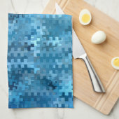 Trendy Stylish Blue Pattern Geschirrtuch (Viertel Falte)