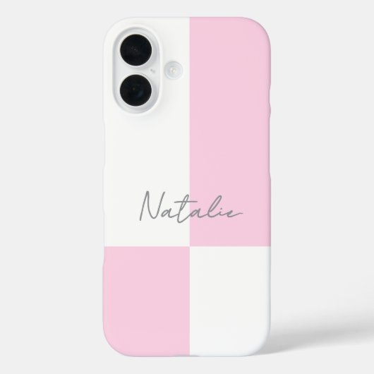 Trendy Stylish Color Block Chic Personalisiert Case-Mate iPhone Hülle (Rückseite)