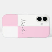 Trendy Stylish Color Block Chic Personalisiert Case-Mate iPhone Hülle (Rückseite (Horizontal))
