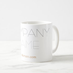 Trendy Stylish Company Name Kaffeetasse