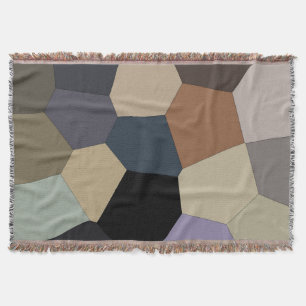 Trendy Stylish Earth Toned Cool Pattern Decke