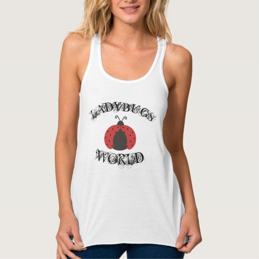 Trendy stylish Girl fun ladybug world Tank Top (Vorderseite)