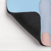 Trendy Stylish Girly Watercolor Niedlicher See Mousepad (Ecke)