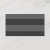 Trendy Stylish Gray Beruflich Consultant Visitenkarte (Rückseite)