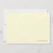 Trendy stylish Kirschblüte Graduierungsparty Einladung (Rückseite)