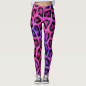 Trendy Stylish Leopard Pattern Leggings (Vorderseite)