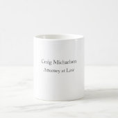 Trendy Stylish Minimalist Plain Simple Kaffeetasse (Mittel)