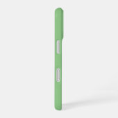 Trendy Stylish Monogram Modern Minimalistisch Gree iPhone 16 Hülle (Rechte Seite)