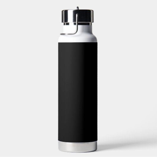 Trendy Stylish Script Name Black and White Womens Trinkflasche (rechts)