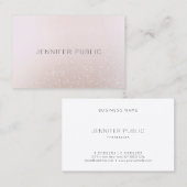 Trendy Stylish Simple Modern Beruflich Template Visitenkarte (Vorne/Hinten)