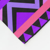 Trendy Stylish Tribal Geometric Pattern Fleecedecke (Ecke)