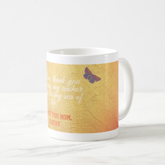 Trendy Stylish Typografy Quote Mama Mütter Day Kaffeetasse (VorderseiteRechts)