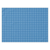 Trendy Stylish Unique Blue Pattern Tischdecke (Vorderseite (Horizontal))