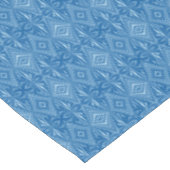 Trendy Stylish Unique Blue Pattern Tischdecke (Schrägansicht)