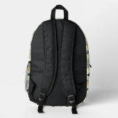 Trendy Summer Symbols Muster Bedruckter Rucksack (Rückseite)