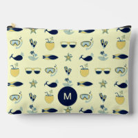 Trendy Summer Symbols Mustermonogramm