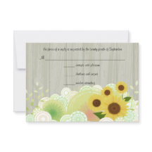 Trendy Sunflowers UAWG Response Card