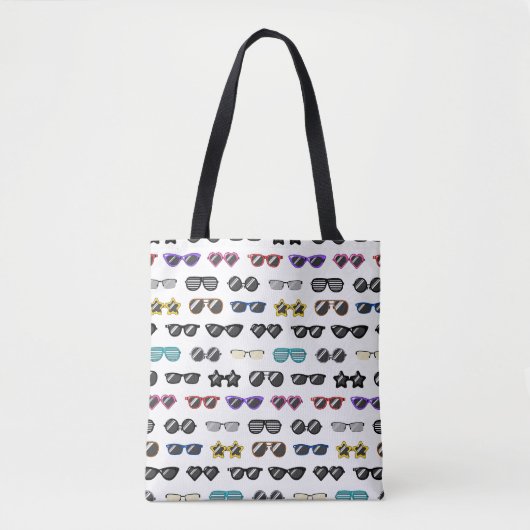 Trendy Sunglasses Pattern Tote Bag - Modisch Tasche (Vorderseite)