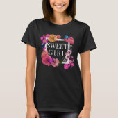 Trendy Sweet Girl T - Shirt (Vorderseite)