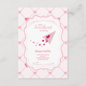 Trendy Sweetheart Valentine's Day Diapper Raffle Begleitkarte (Vorderseite)