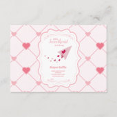Trendy Sweetheart Valentine's Day Diapper Raffle Begleitkarte (Vorderseite)
