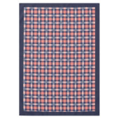 Trendy Tablecloth in Coral Navy Classic mit Flair Tischdecke (Vorderseite)