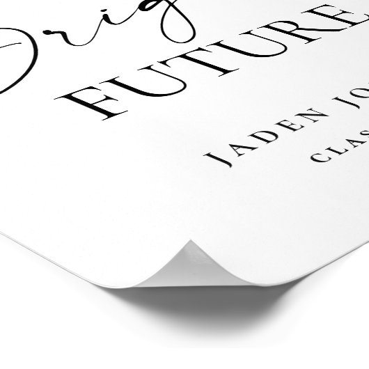 Trendy Taco Bout a Bright Future Abschluss Poster (Ecke)