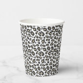Trendy Tan Leopard Print Paper Cups Pappbecher (Rechts)
