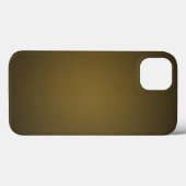 Trendy Tan und Black Grainy Vignette Case-Mate iPhone Hülle (Rückseite (Horizontal))