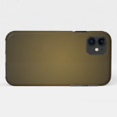 Trendy Tan und Black Grainy Vignette Case-Mate iPhone Hülle (Rückseite (Horizontal))