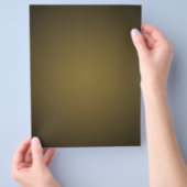 Trendy Tan und Black Grainy Vignette Flyer (Hand)