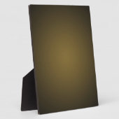 Trendy Tan und Black Grainy Vignette Fotoplatte (Seite)