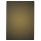 Trendy Tan und Black Grainy Vignette Klemmbrett (Rückseite)