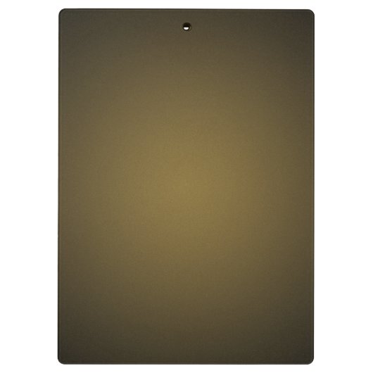 Trendy Tan und Black Grainy Vignette Klemmbrett (Rückseite)