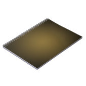 Trendy Tan und Black Grainy Vignette Notizblock (Linke Seite)