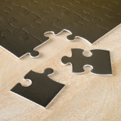 Trendy Tan und Black Grainy Vignette Puzzle (Seite)