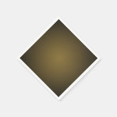 Trendy Tan und Black Grainy Vignette Serviette (Ecke)
