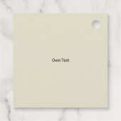 Trendy Taupe Homemade Limoncello Geschenkanhänger (Rückseite)